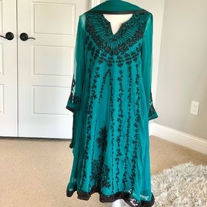 2 piece chiffon salwar kameez